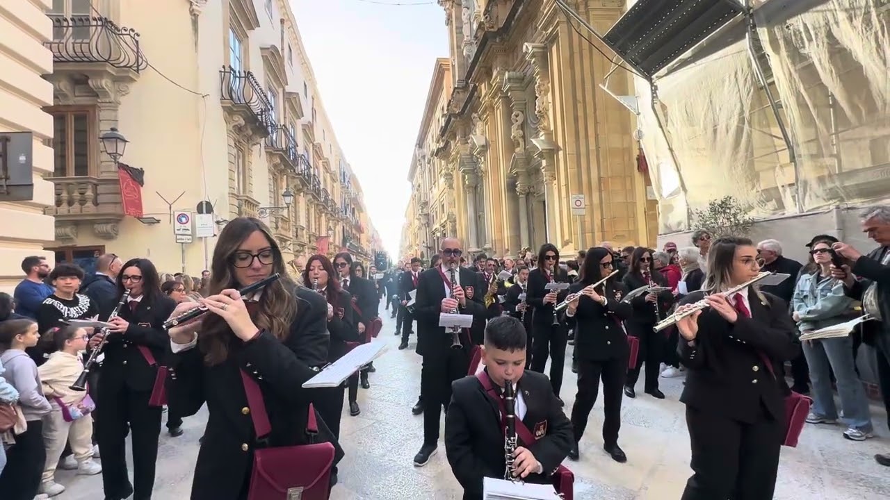 Malinconia - Processione dei Misteri di Trapani 2025 - Nuova Banda Musicale Ericina