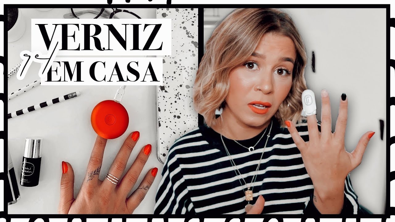 FIZ UNHAS DE VERNIZ GEL EM CASA PELA PRIMEIRA VEZ! | Inês Rochinha