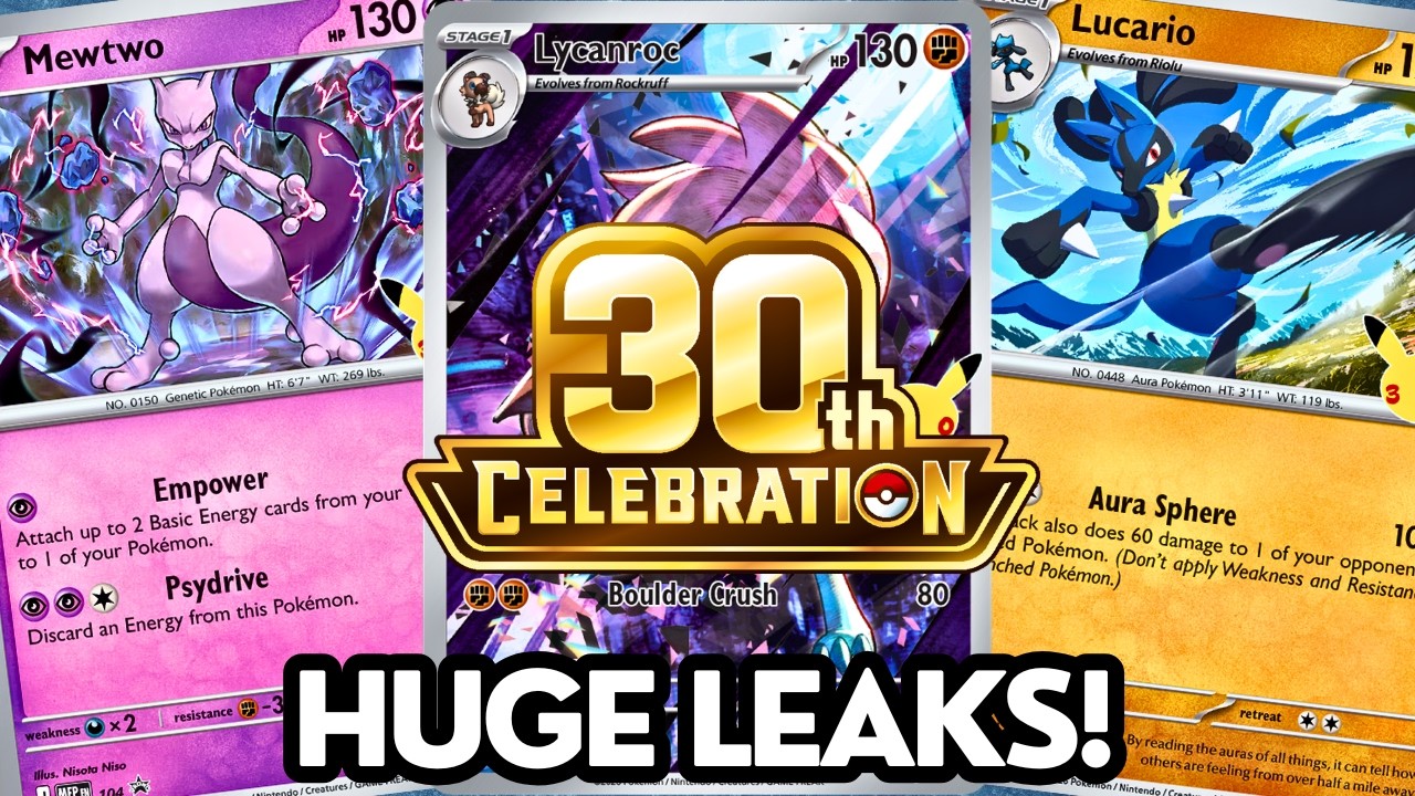 Every 30th Celebration card leaked?!