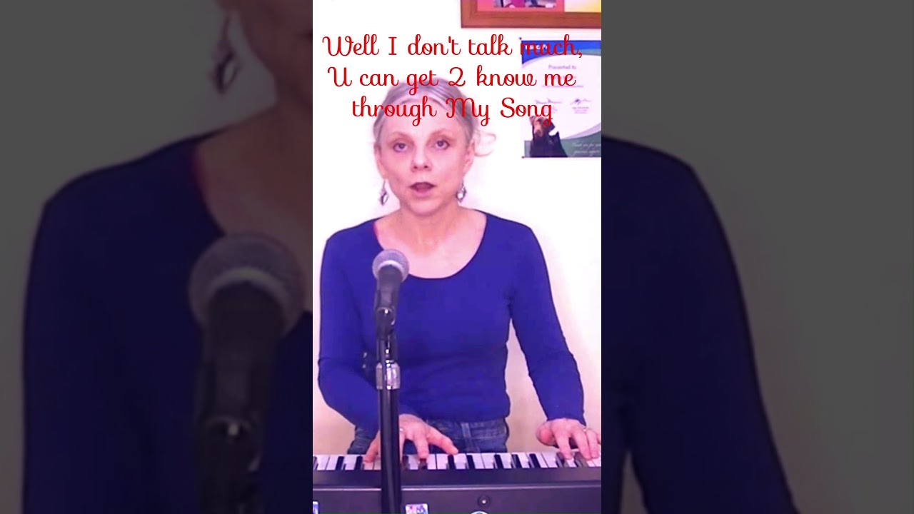 I write songs that make me sing snippet - I don't talk much, you can get 2 know me through My Song