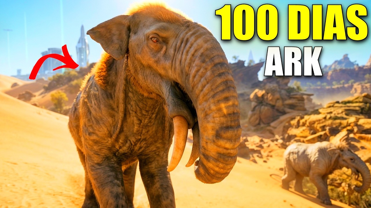 Sobrevivo 100 Días en ARK Ascended en Scorched Earth...