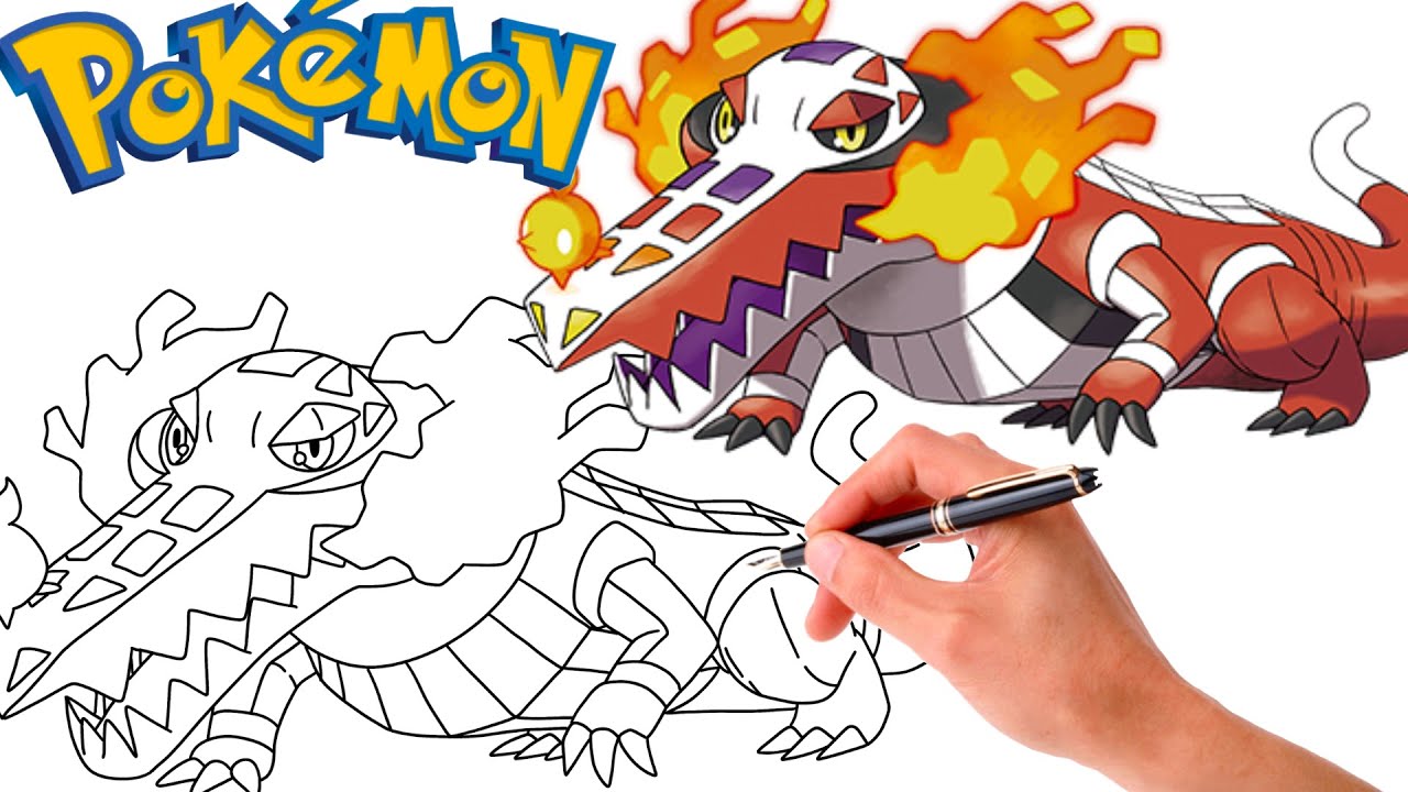 How To Draw SKELEDIRGE POKEMON #911 | Generation 9