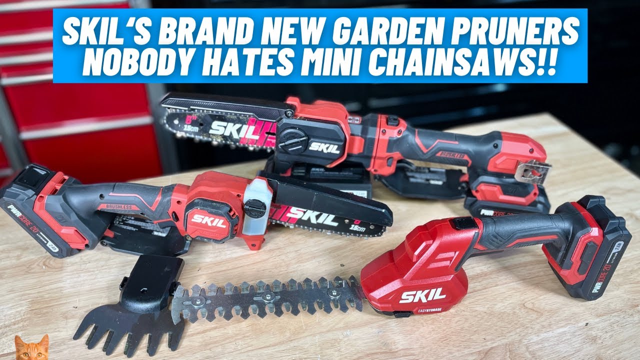 New Skil Pruners  ||  Pole Saw  ||  Full Overview and Review