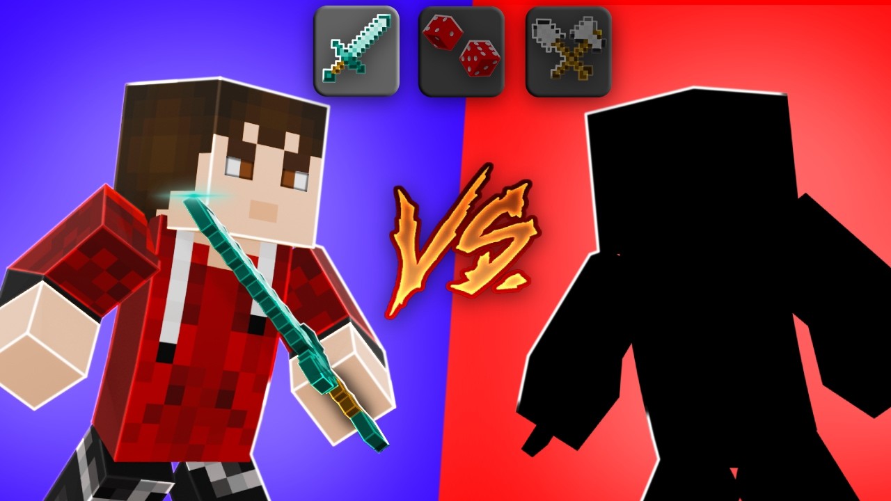 ICH VS MINECRAFT PVP, MINIGAME & BUILDING