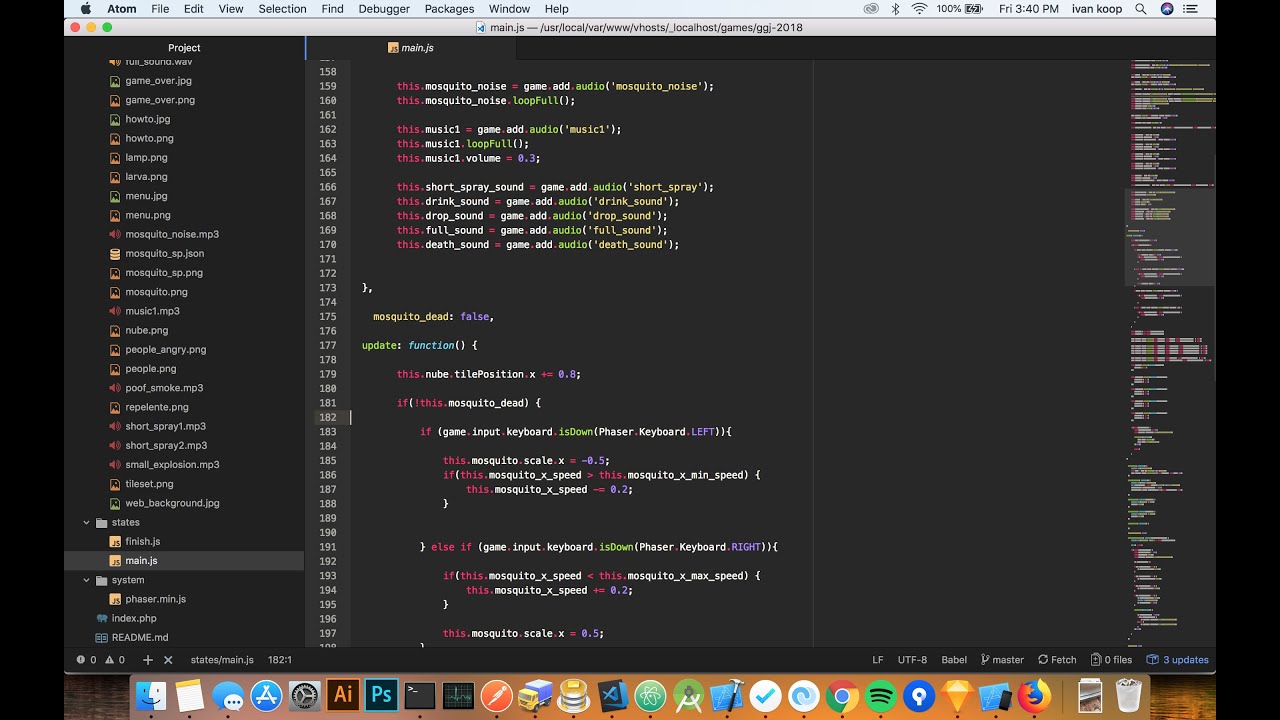 Game programming 48hs Timelapse - GGJ 2018
