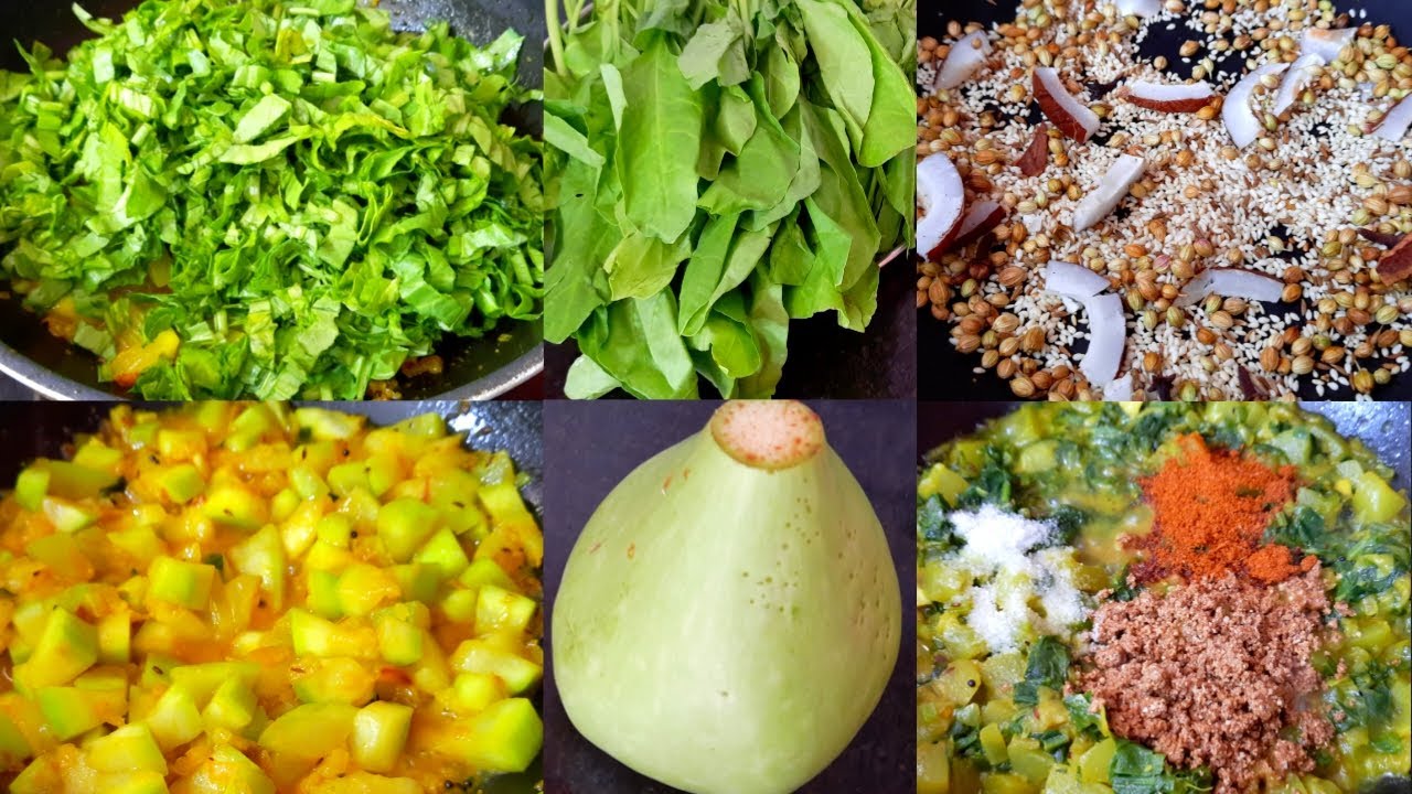 Bottle Gourd Palak Curry - పాలకూర సొరకాయ కర్రీ - పాలకూర ఆనపకాయ కూర - Lauki Palak Ki Sabji - Sorakaya