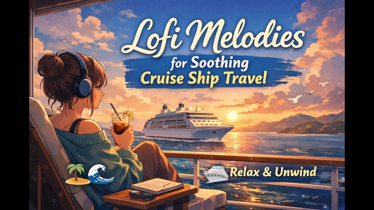 Lofi Melodies for Soothing Cruise Ship Travel 🌊⛴️ | Relaxing Chill Beats for Ocean Journeys