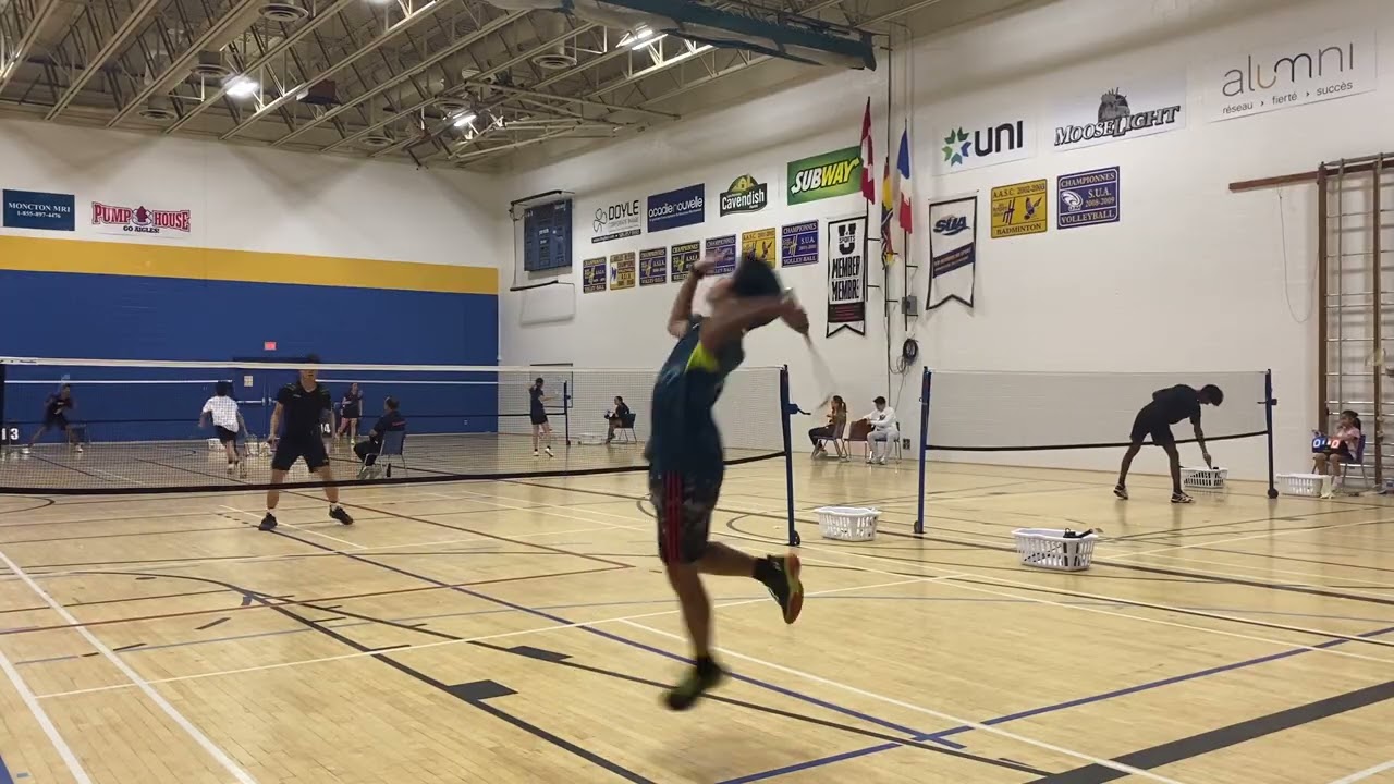 Canada National  2025 Yonex Atlantic junior elite.  Jason Li vs. Shane Goh.