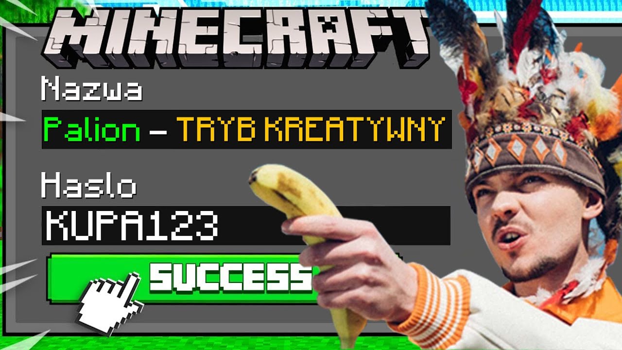 WŁAMAŁEM SIĘ na KONTO PALION - TRYB KREATYWNY w Minecraft!