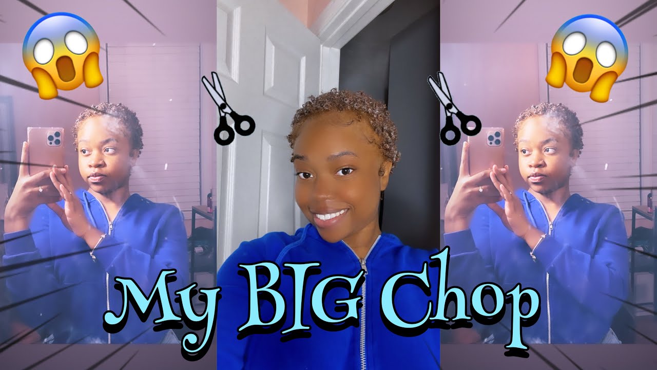 MY BIG CHOP 2022👀: watch me cut my hair off | dying my hair | trying to style it for the first time