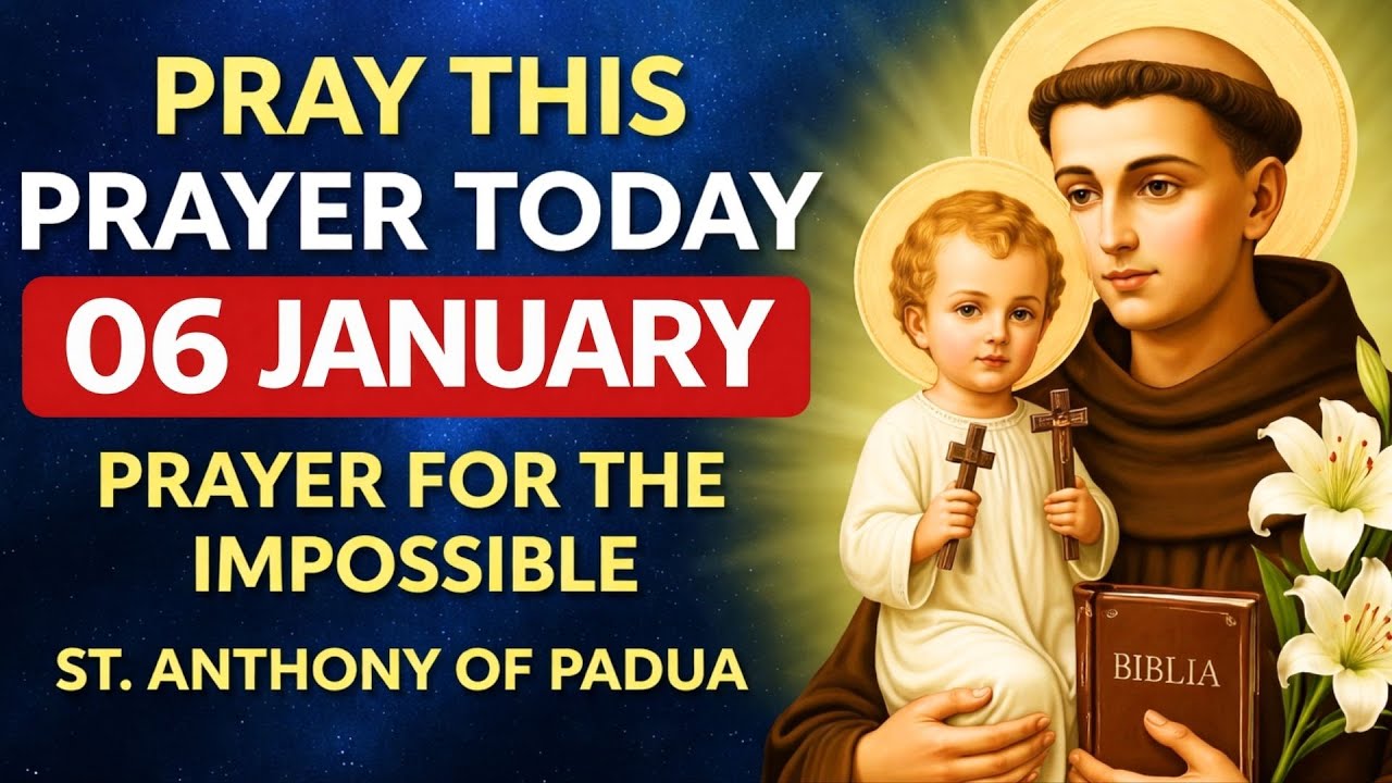 PRAYER TO SAINT ANTHONY OF PADUA FOR URGENT HELP IN IMPOSSIBLE CASES – RECEIVE YOUR MIRACLE TODAY!