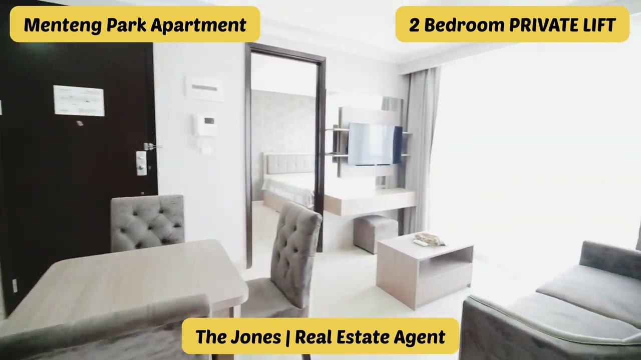 Disewakan Apartemen Menteng Park 2 Bedroom PRIVATE LIFT