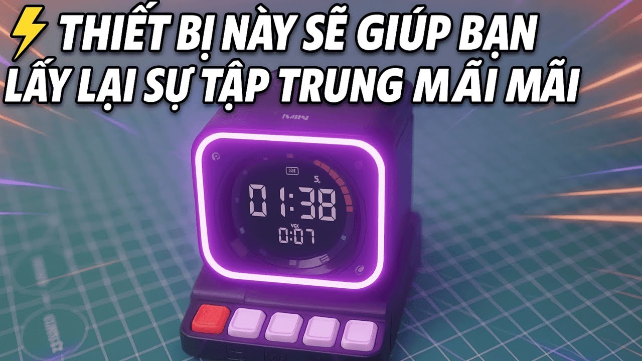 Đồng hồ đếm giờ Ticktime LLANO TK3 | Pomodoro, Countdown, Báo thức & hơn thế nữa