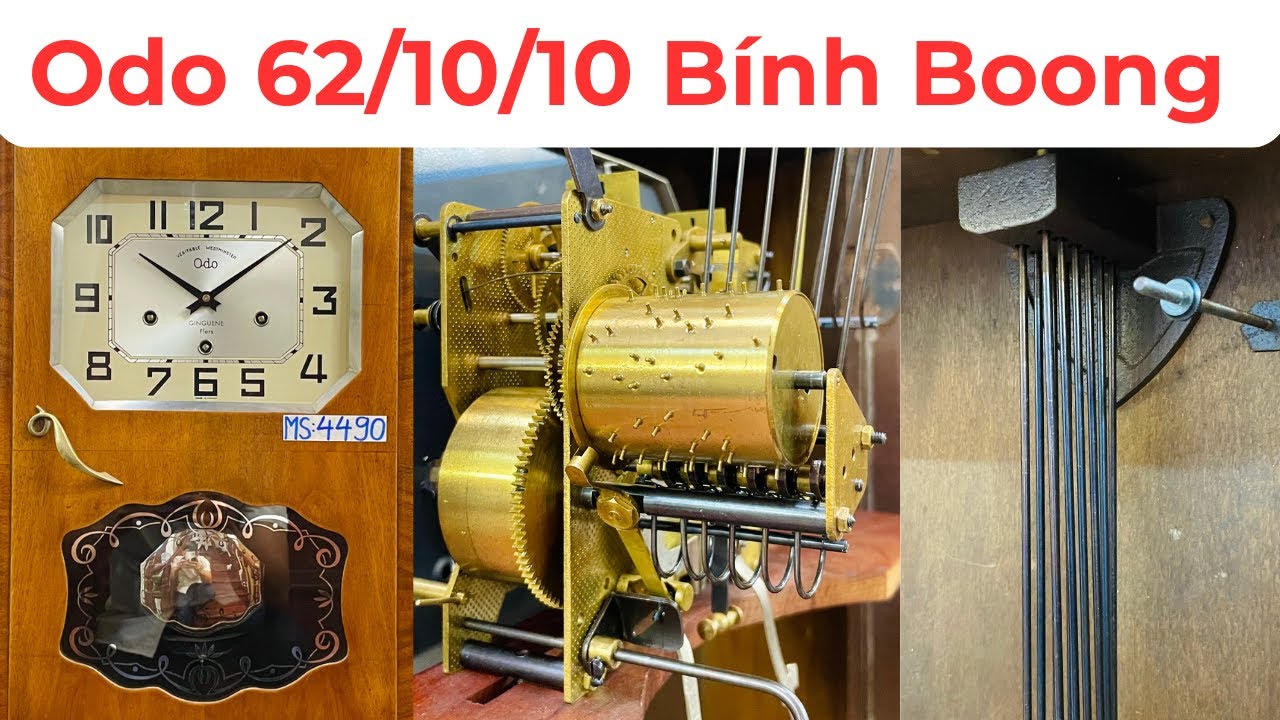 ĐỒNG HỒ CỔ ODO 62 10 G&Ocirc;NG B&Iacute;NH BOONG CHẤT ZIN TO&Agrave;N BỘ