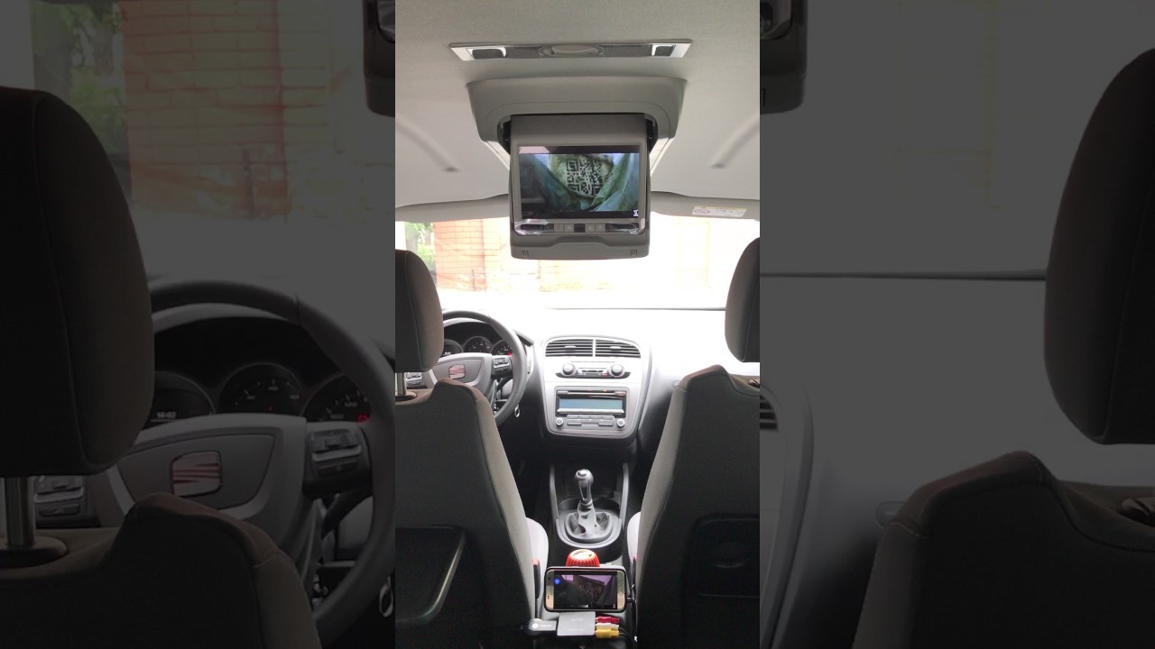 Seat Altea XL. Потолочный монитор (телевизор)