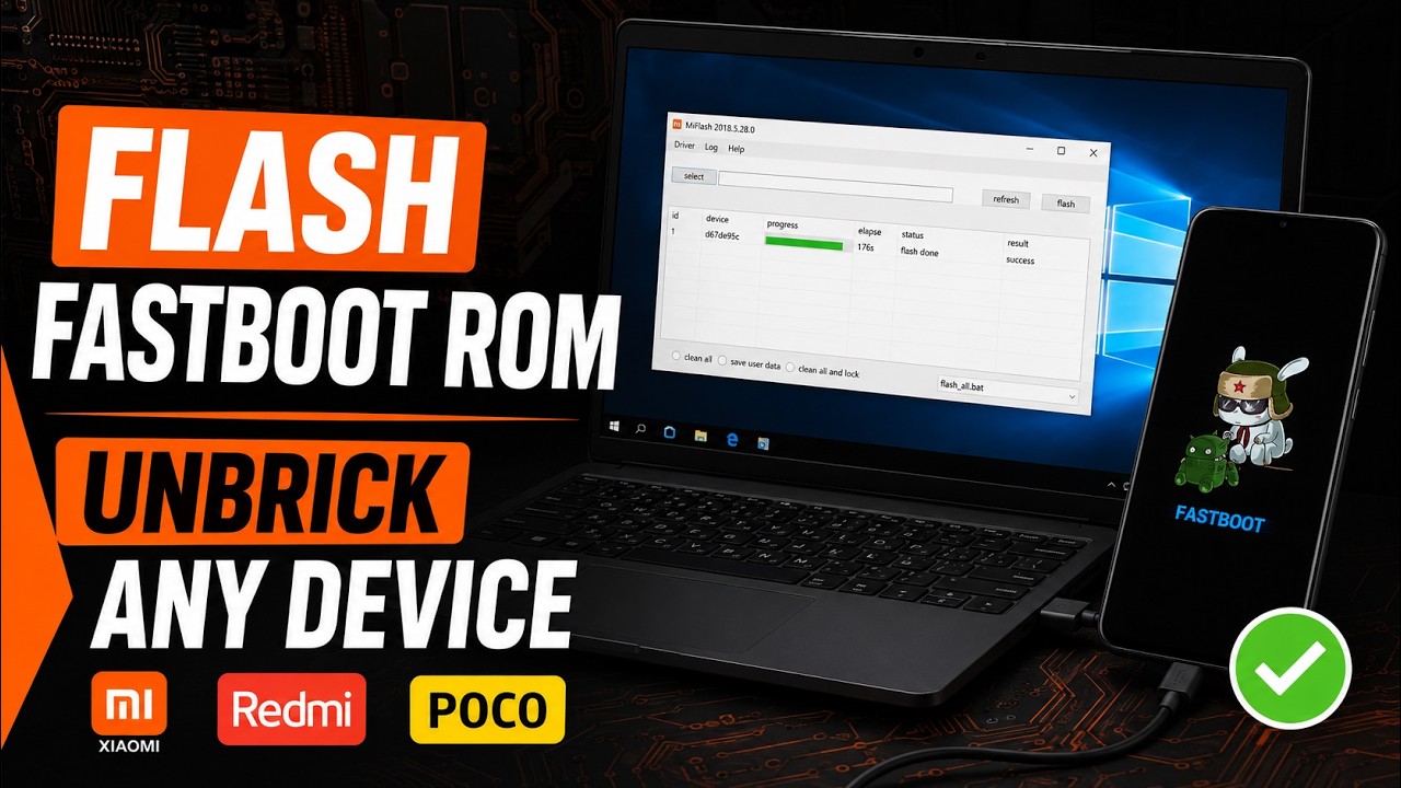 How to Flash Fastboot ROM & Unbrick Any Xiaomi, Redmi & POCO Phone (2026 Guide)