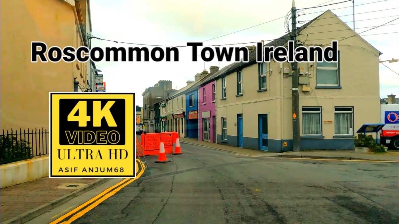 Roscommon Town, County Roscommon 4k Ultra HD video reland | Gopro hero 9