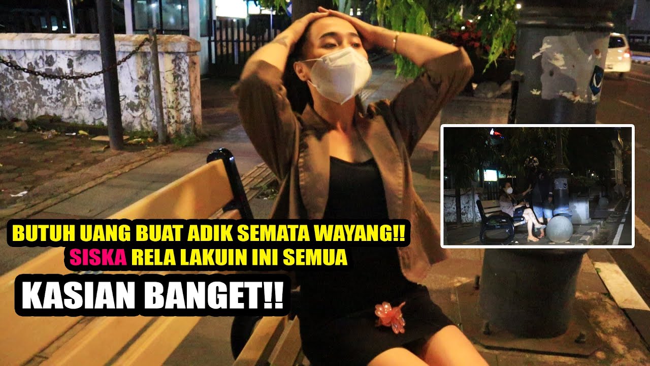 NOLONGIN CEWEK TENGAH MALAM!! SISKA DI KASARIN PACARNYA DI PINGGIR JALAN!! Untung ada Kita