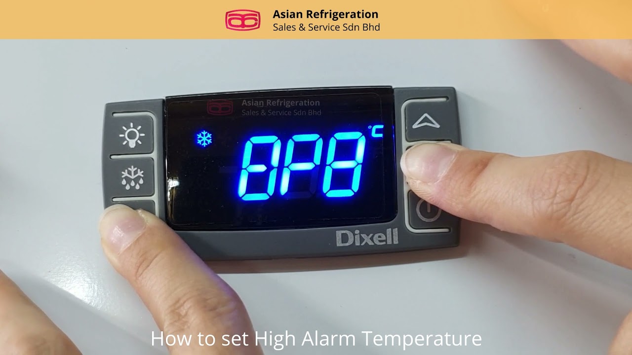 How to use Dixell XR 30CX  Controller. Set Temperature. Set High Low Alarm.