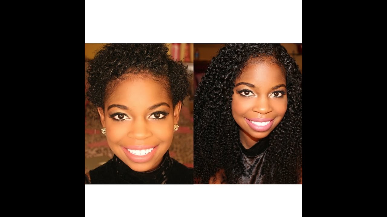 How to clip in Extensions on a twa (super short natural hair)