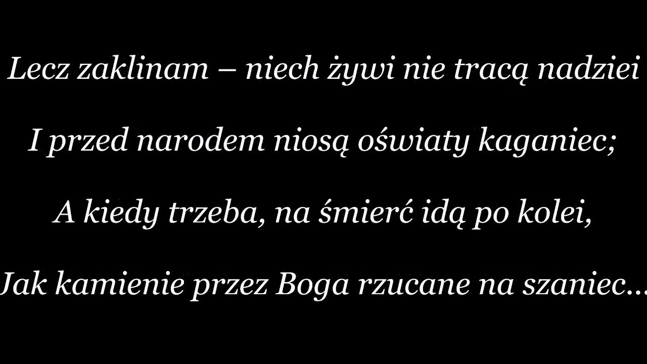 Juliusz Słowacki - Mój testament