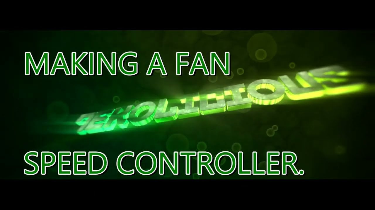 DIY Fan Speed Controller how to install in 3D printer