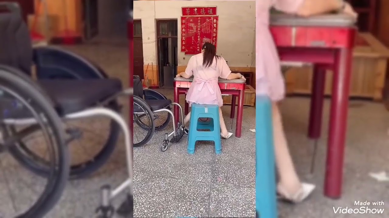 Beautiful woman with polio disability challenge #adaptive 