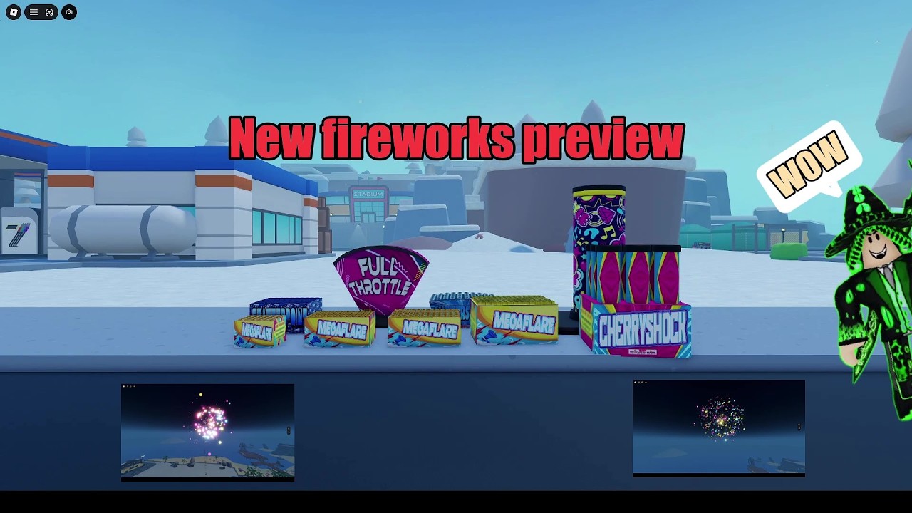 The new fireworks preview!