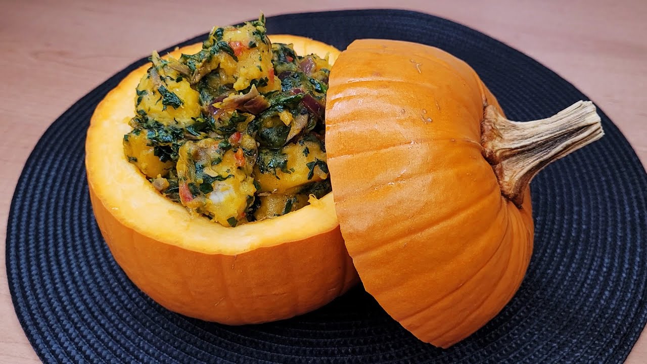 NIGERIAN Cooks Thanksgiving Pumpkin: And It's VEGAN! | Flo Chinyere