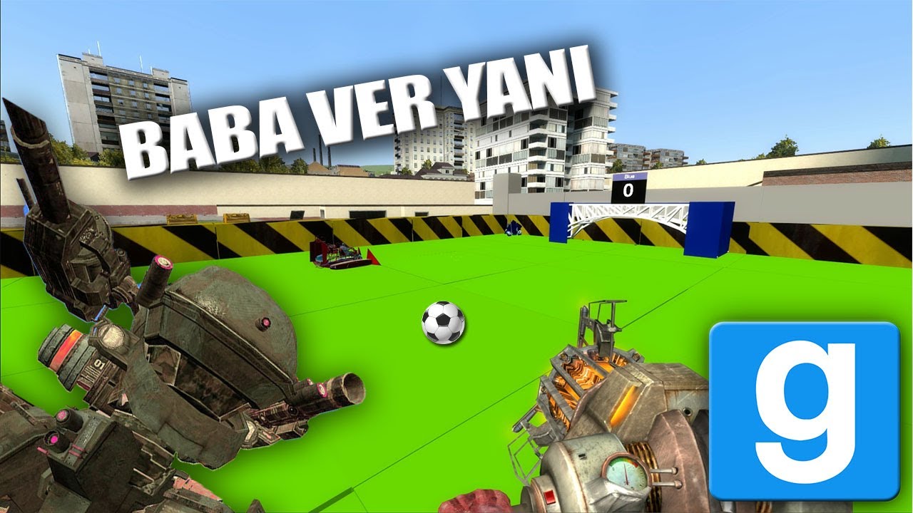 Gmod | Dev Robotlar, Futbol Sahası (Serbest Takılmaca)