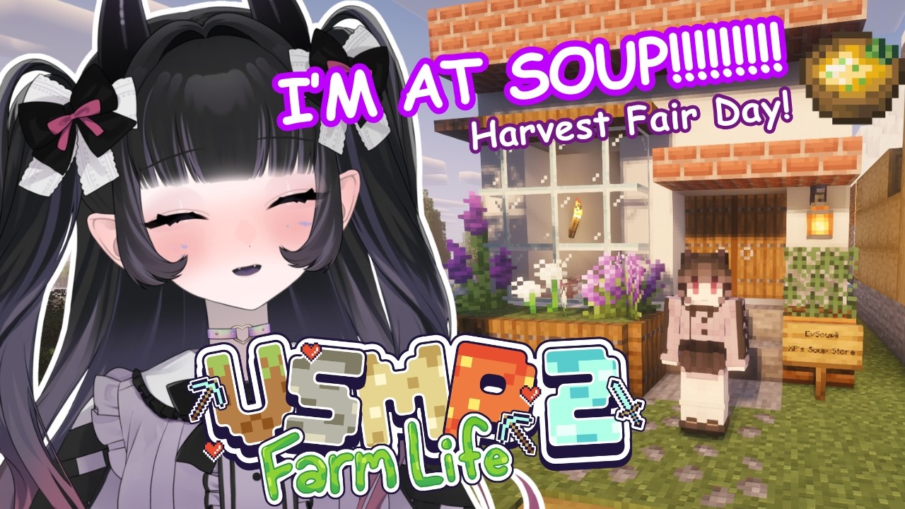 【Minecraft VSMP 2: Farm Life】Harvest Fair Day!