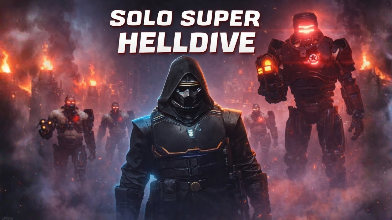 Can I Beat Cyberstan Solo… One-Handed? | Helldivers 2 LIVE