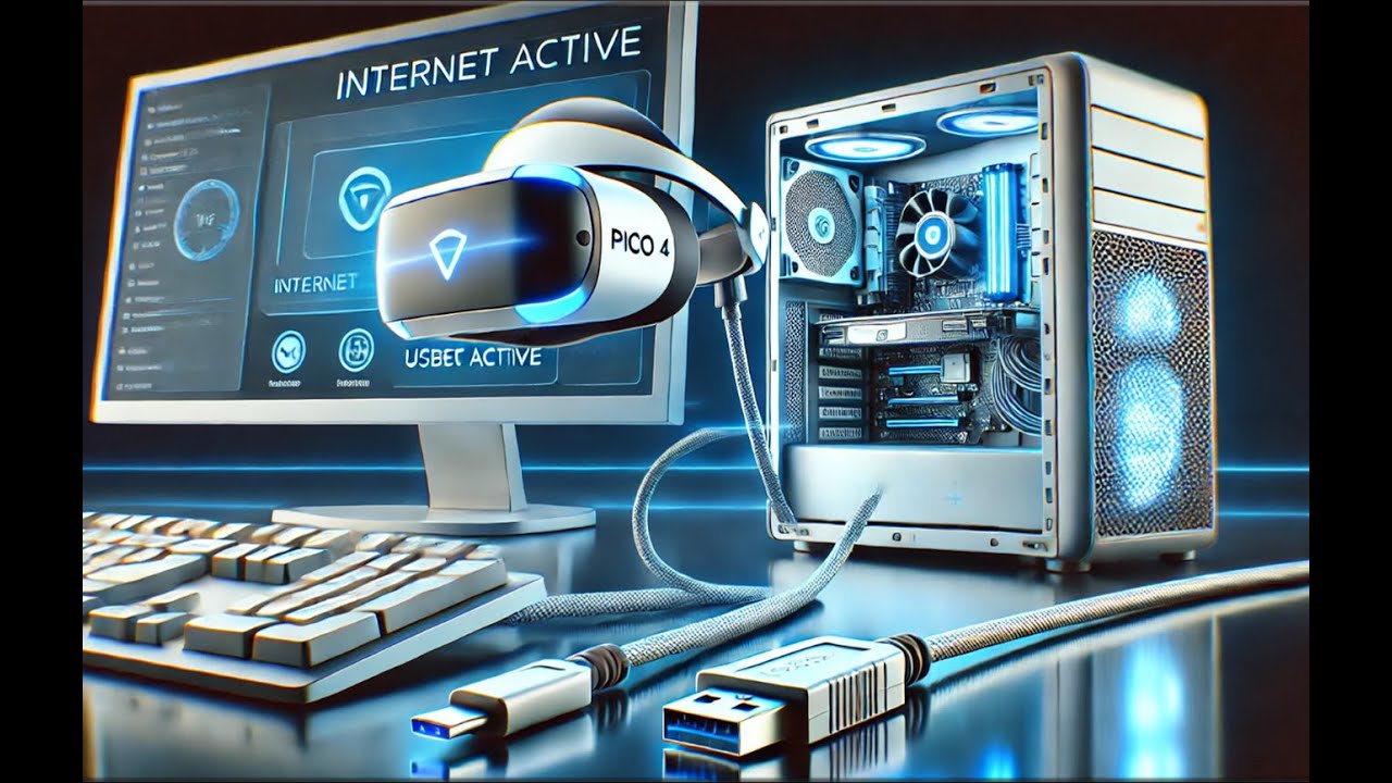 VR Reversed Tether - Enabling Best Visual & Network Possible Tutorial Pico 4