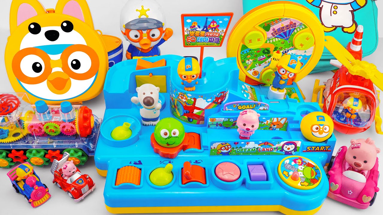 [🌟Toy ASMR🌟] 💛98 Minutes Satisfying with Unboxing Pororo EQ Theme Park Play Set