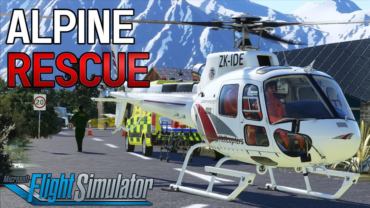 CowanSim H125 | Миссия Alpine Lodge HEMS | «Потрясающий вертолёт!» | Microsoft Flight Simulator