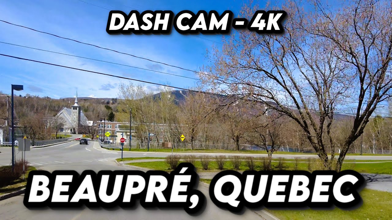 🚗 Scenic 4K Drive Through Beaupré, Quebec! 🏞️ | Explore the Beauty of Canada
