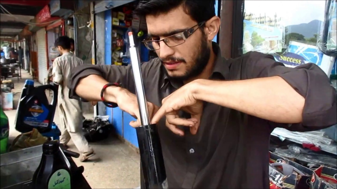 how to refill your car shocks with shock oil youtube
