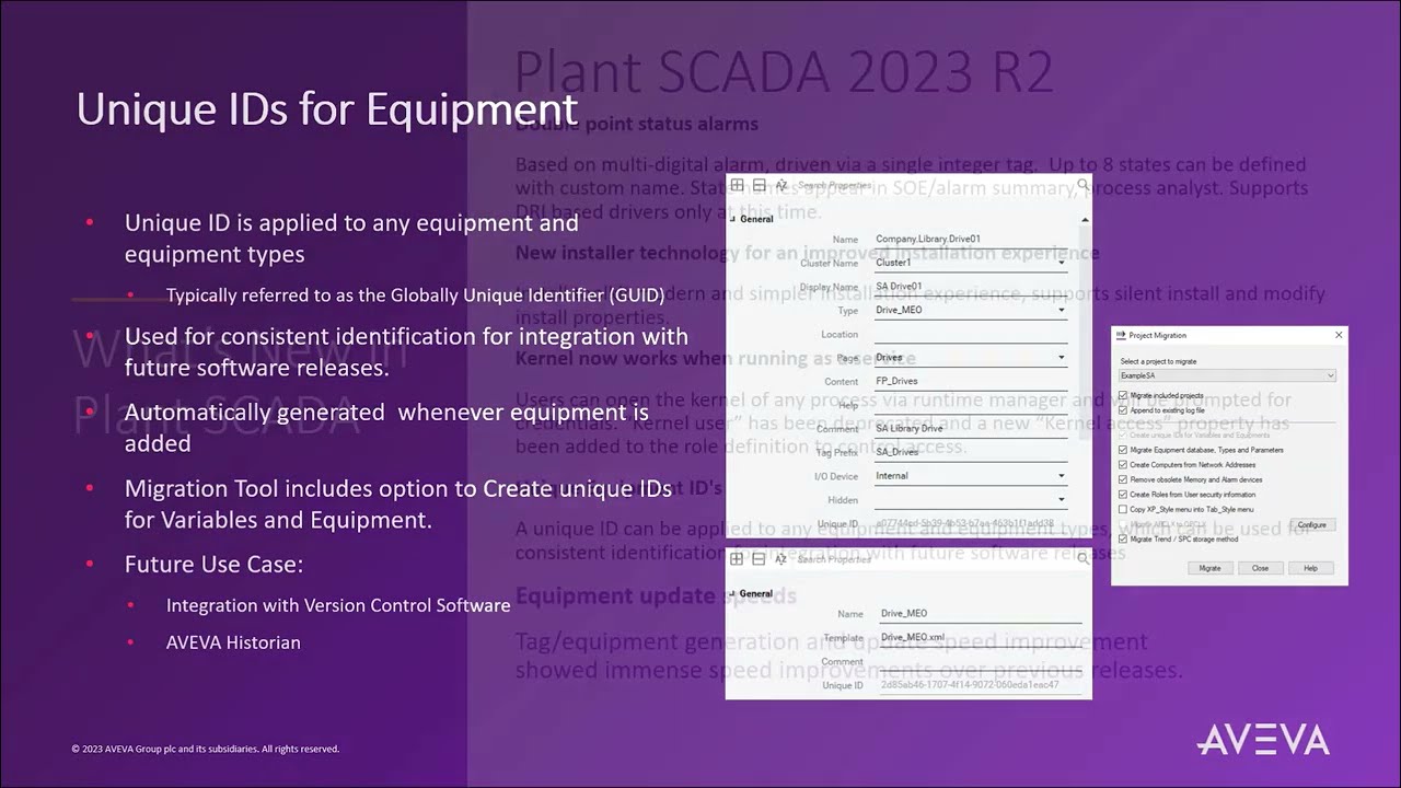 AVEVA Plant SCADA what's new in 2023 R2