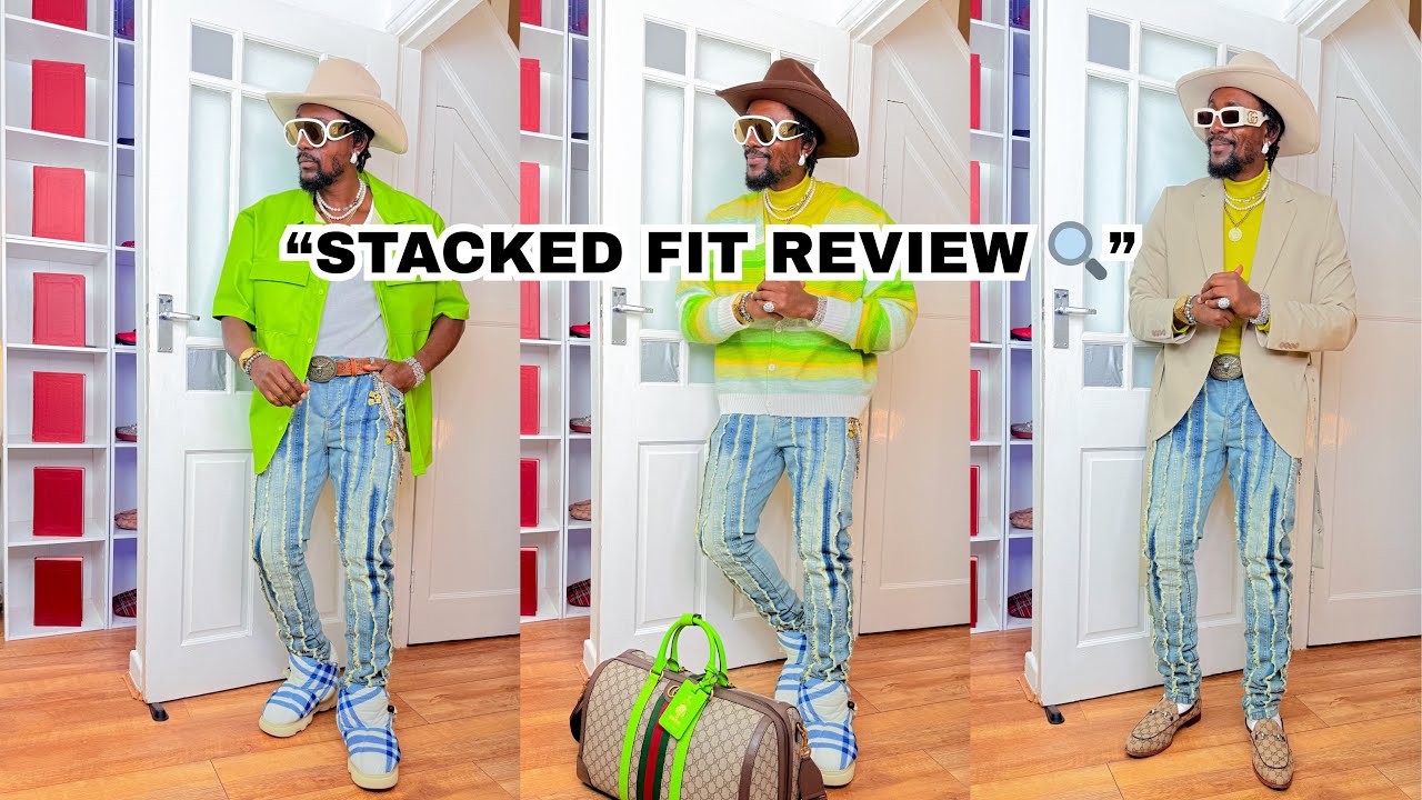Stacked Jeans Trend 2025 | Styling & Fit Review (Washed Distressed Skinny Denim)