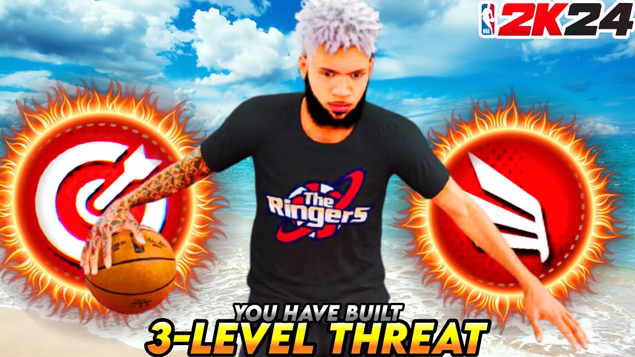 *NEW* 6’8 “3-LEVEL THREAT” is GAME-BREAKING in NBA 2K24 SEASON 1 (Best 3-Level Threat Build)🥵