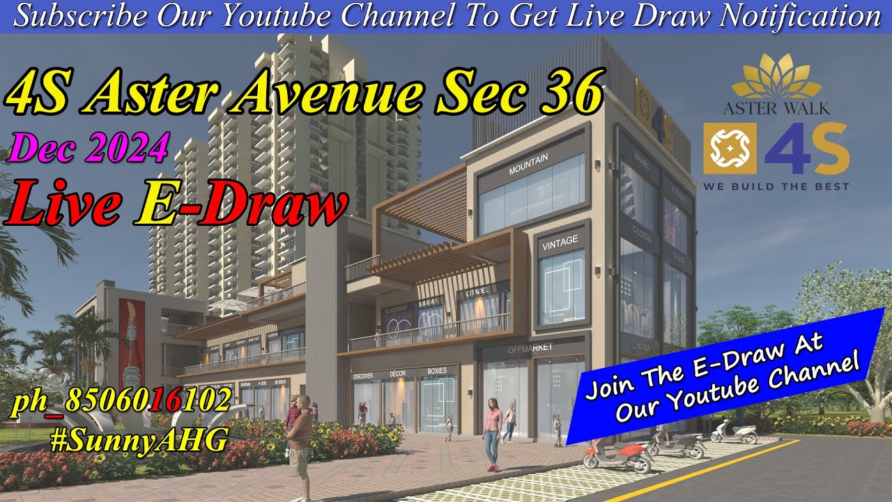 4S Aster Avenue Sec 36 Sohna Road | Draw Result & Draw Date 4S Aster Avenue