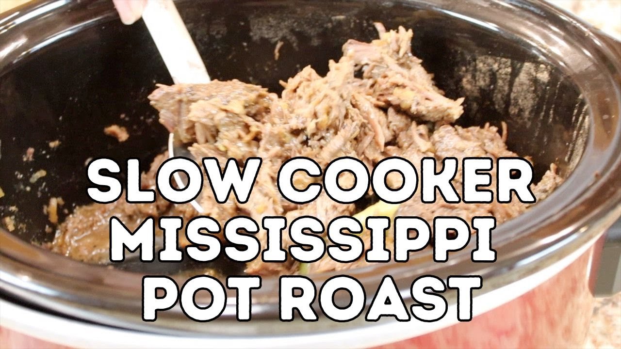 Slow Cooker Mississippi Pot Roast