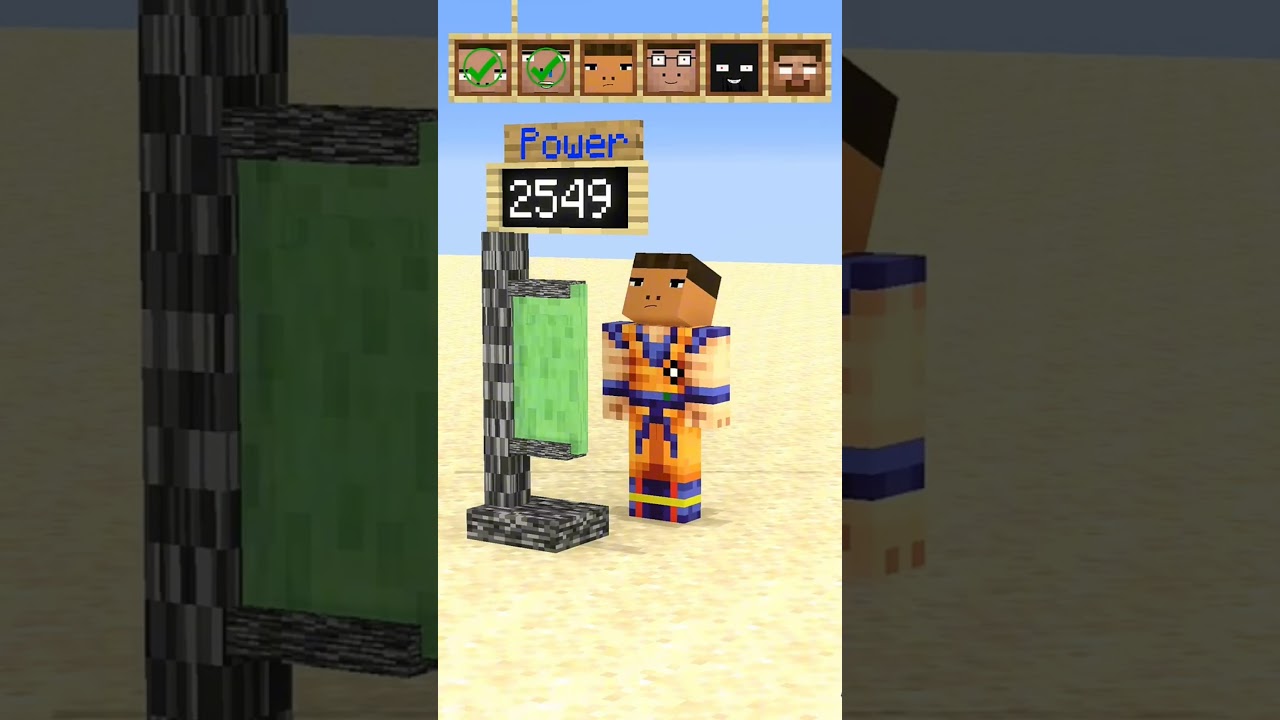 Help Herobrine choose and become the strongest person!