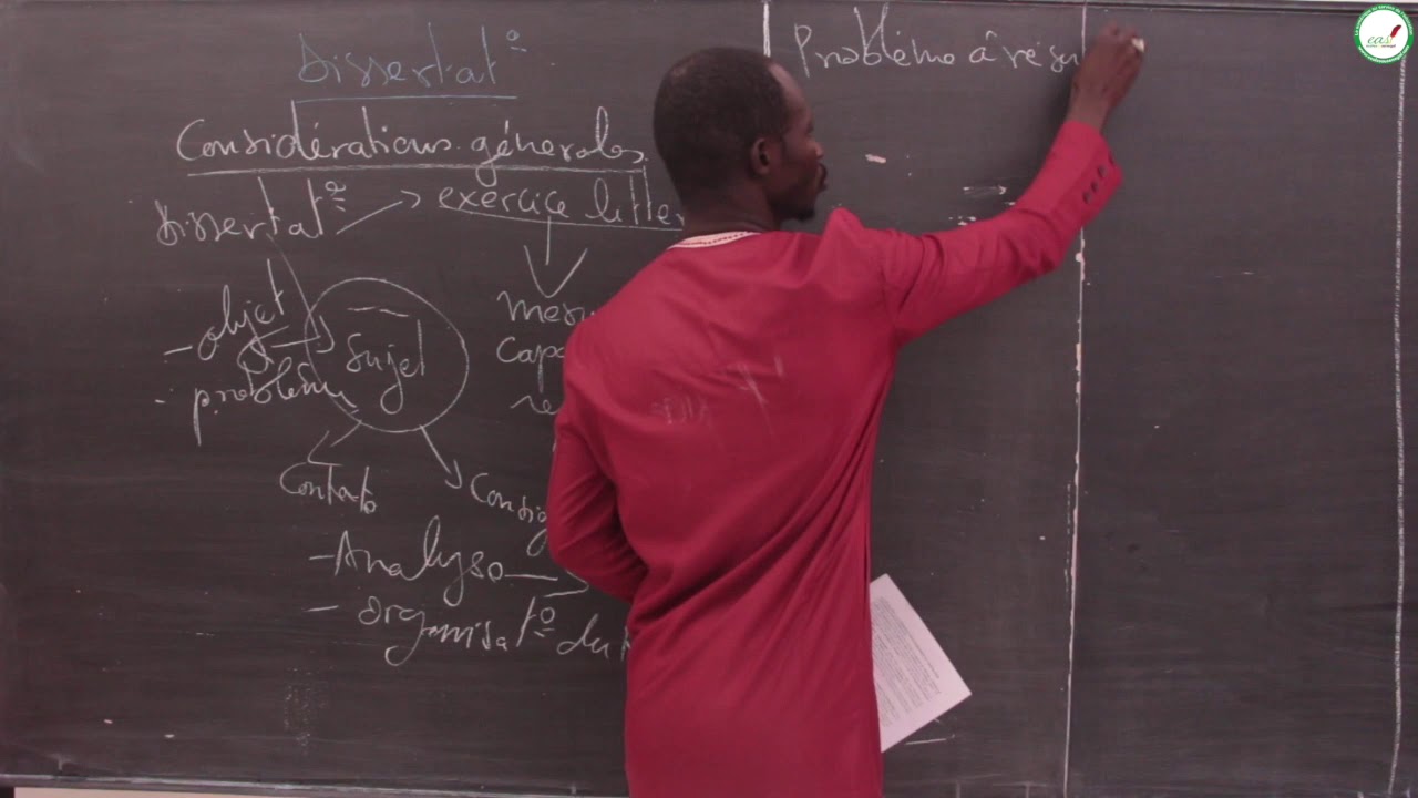 Cours - Troisième - Histoire / Géographie : Technique de dissertation / M. Sarr