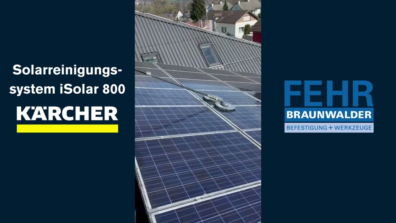 Solarreinigungssystem K&Auml;RCHER iSolar 800