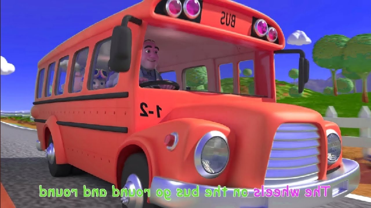 USA Wheels on the Bus | US English Rhymes For Toddlers
