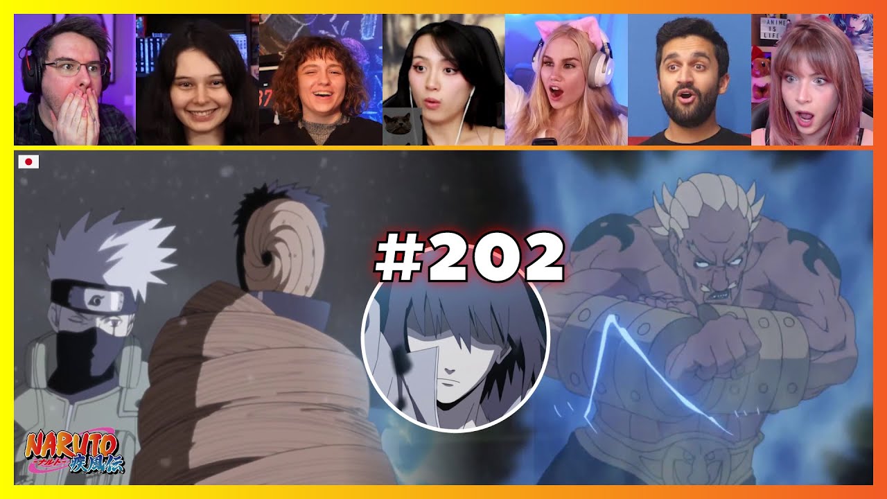 Naruto Shippuden Episode 202 | Raikage vs Team Taka! | Reaction Mashup ナルト 疾風伝