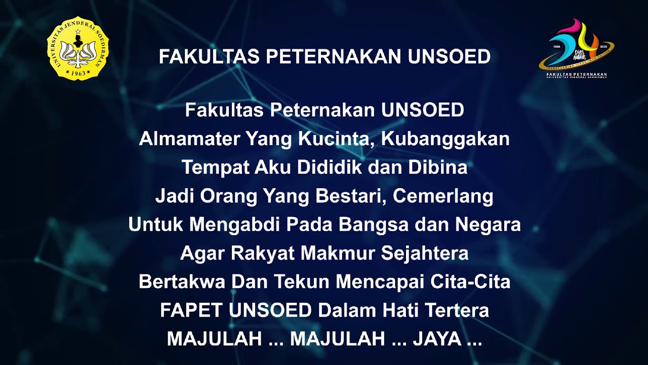 Lirik Mars Fakultas Peternakan UNSOED