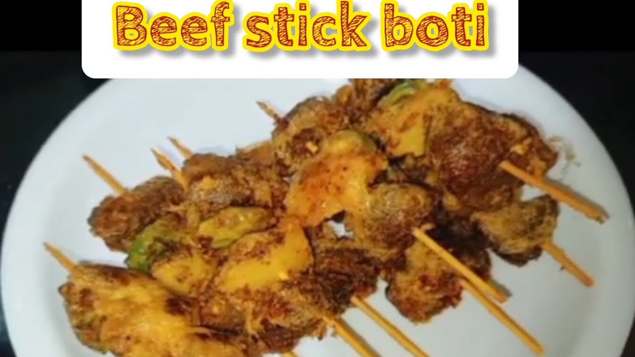 Beef stick boti || yummy and easy recipe || 