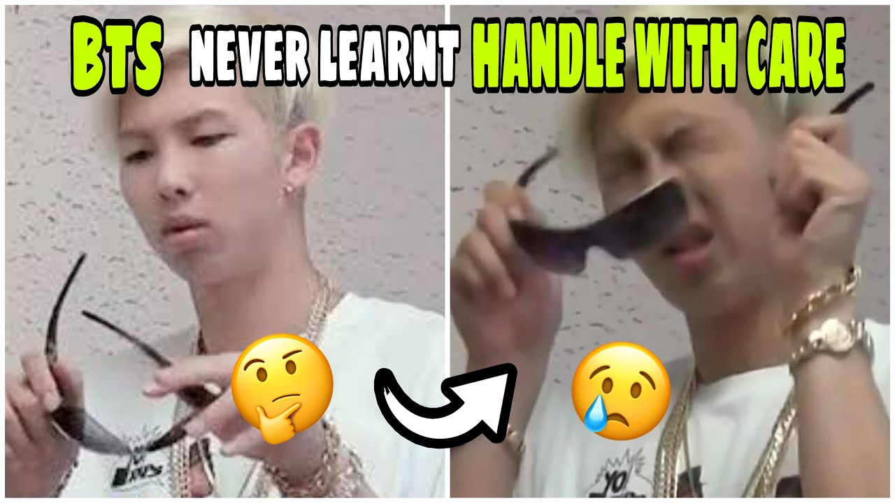 BTS never learnt HANDLE WITH CARE (funny moments compilation)